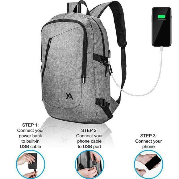 COPY - Lightweight Multi Purpose Backpack - School Business Travel Gym Laptop  … - Picture 5 of 7